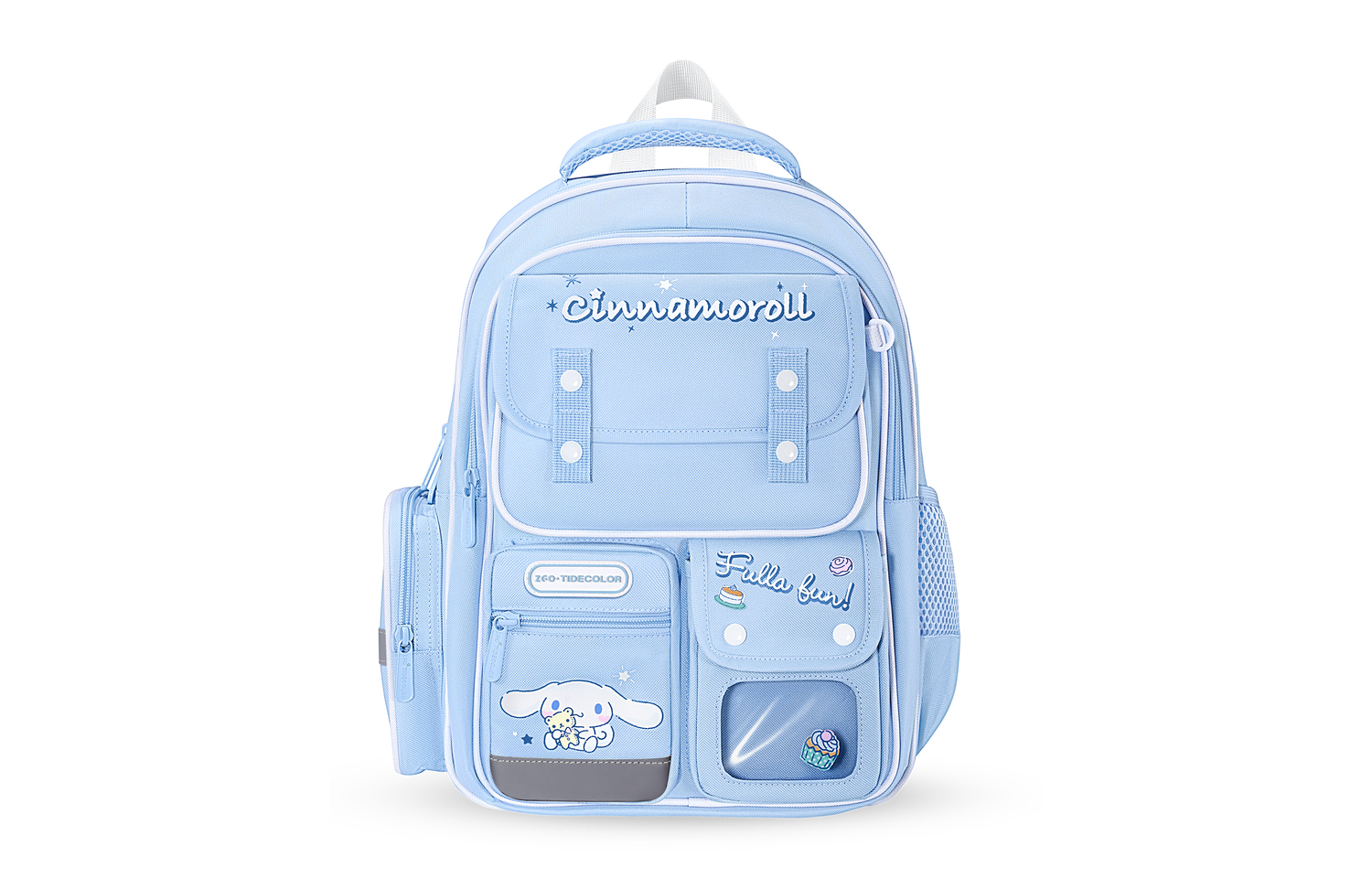 

Sanrio Большой женский рюкзак из полиэстера разноцветный, Cinnamon Dog - Blue Large Edition