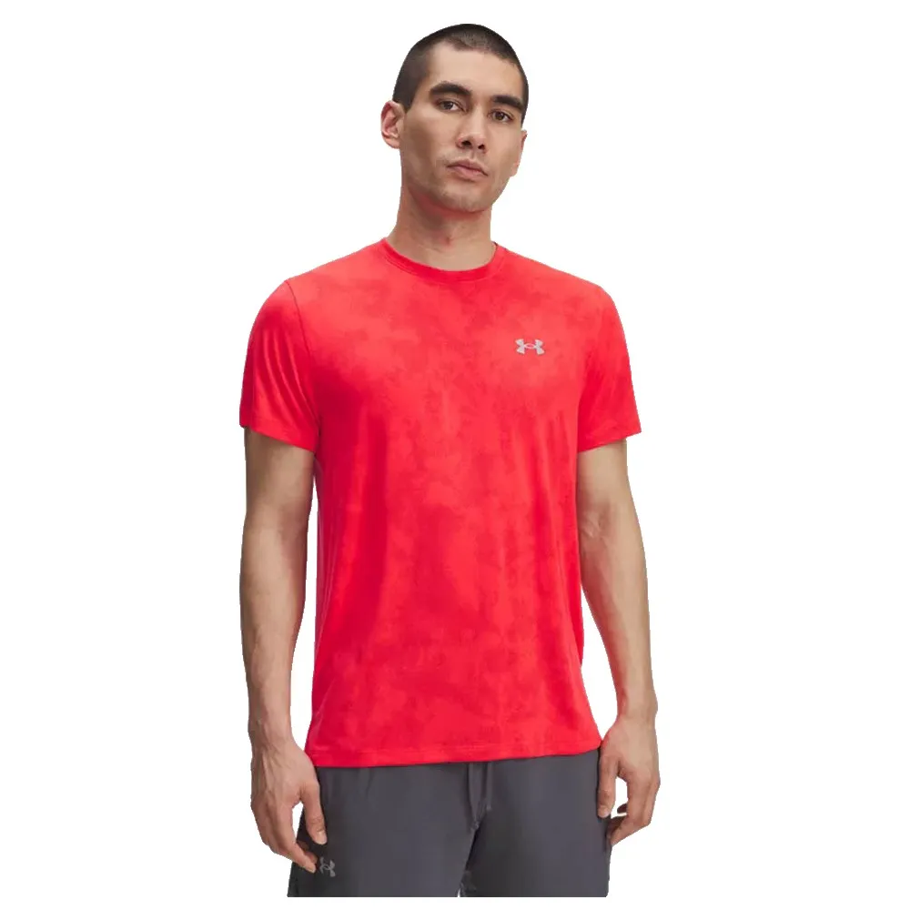 

Футболка с коротким рукавом спортивная Under Armour Launch Camo, красный