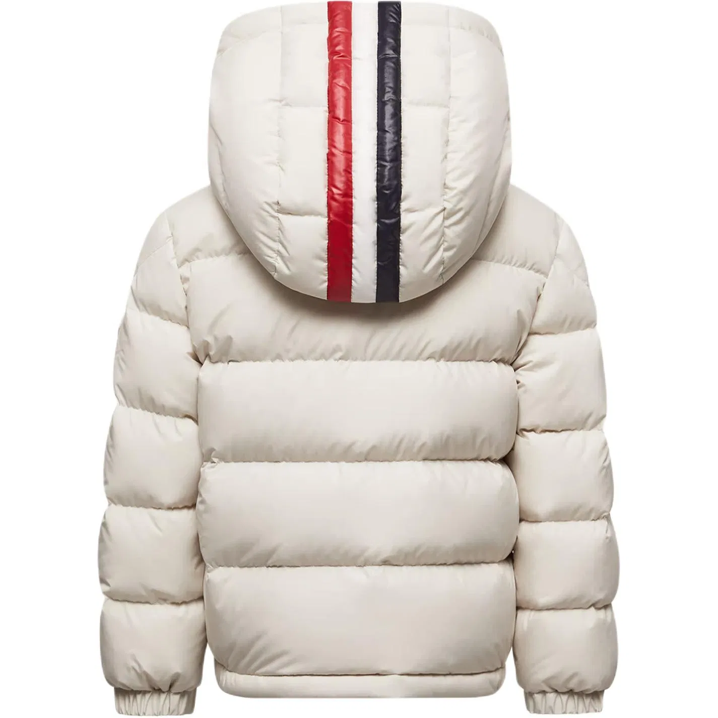 Пуховик детский с капюшоном Moncler Ivory White — фото 2
