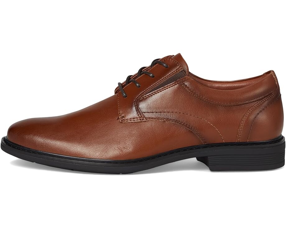 Оксфорды Nunn Bush Jarvis Plain Toe Oxford Dress Casual Business Formal Lace Up, цвет Cognac — фото 4