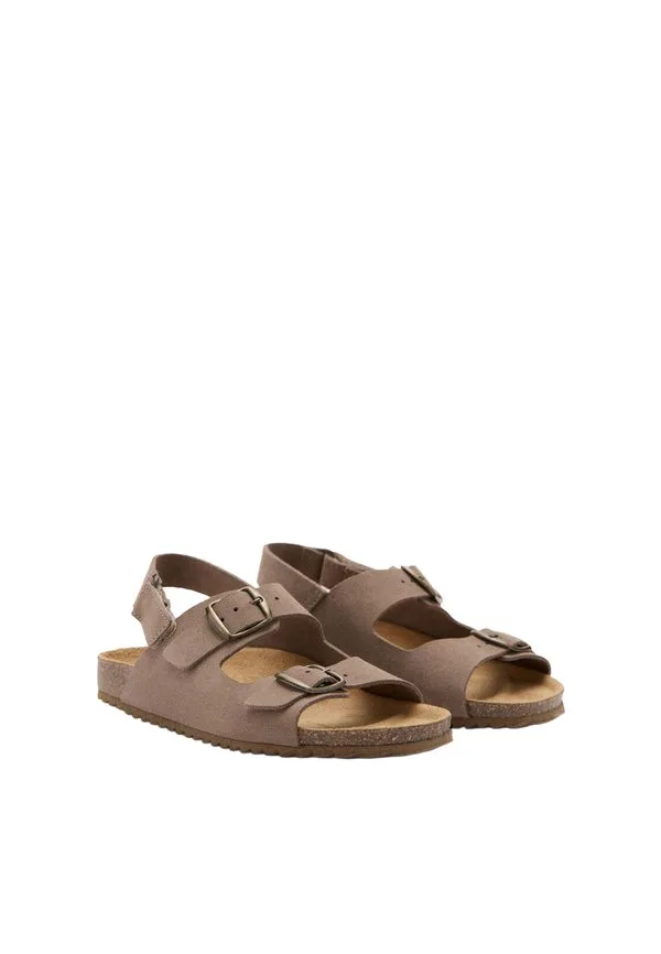 Детские сандалии Mango Kids, Medium Brown — фото 2