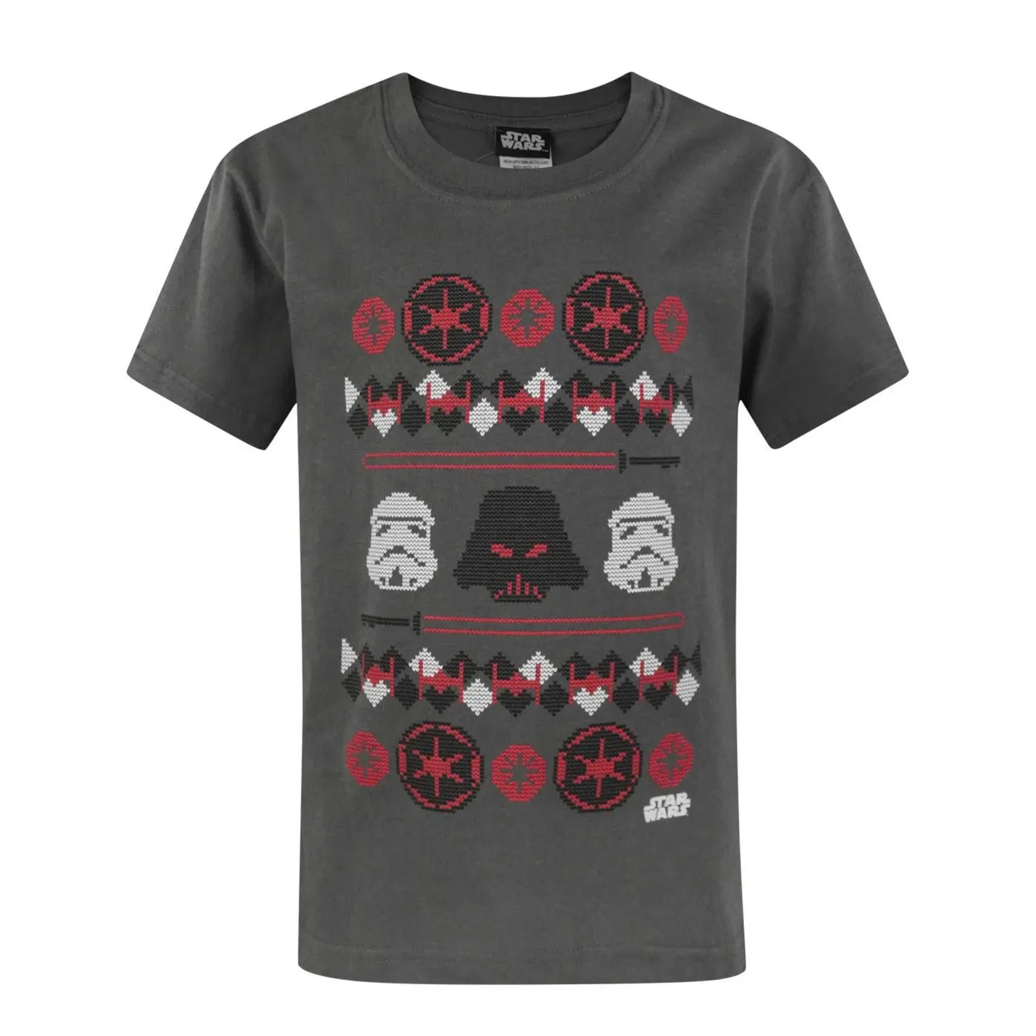 Футболка с принтом Darth Vader Star Wars, серый