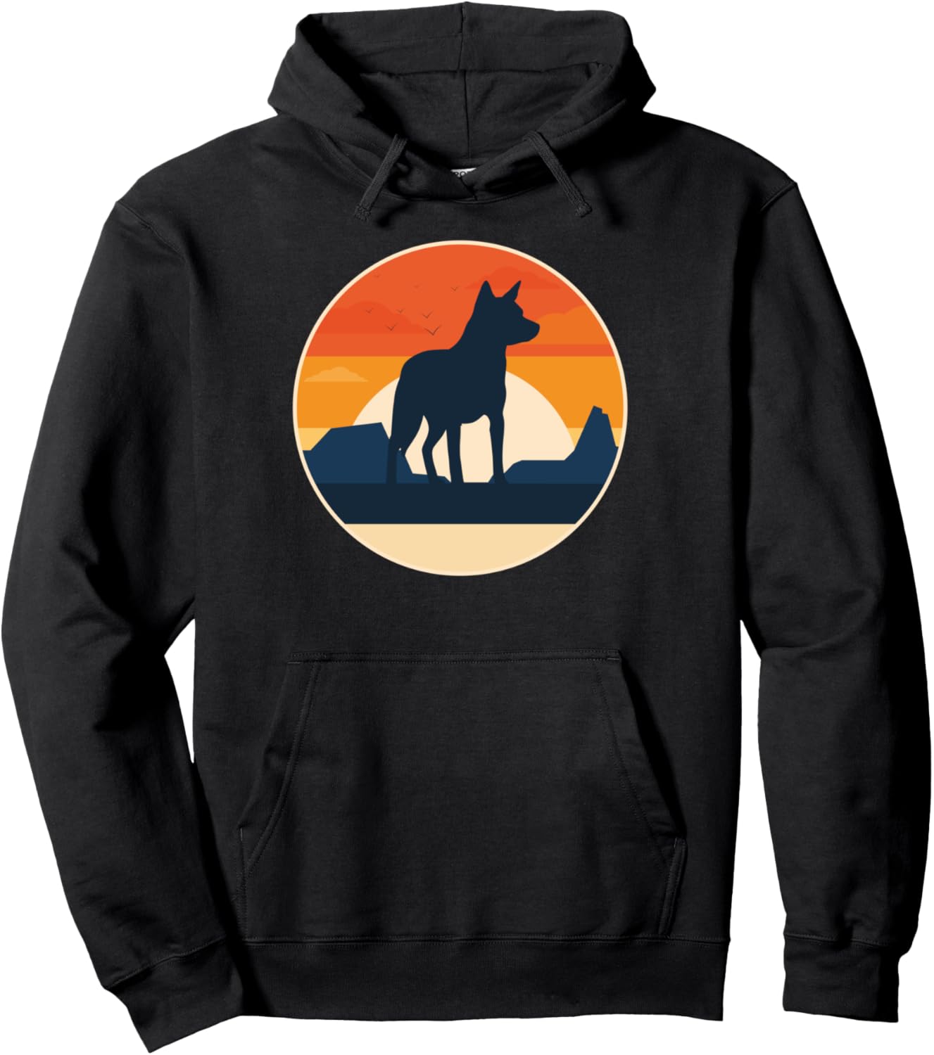 

Толстовка с изображением австралийской пастушьей собаки T-Shirt For Men Women And Kids, черный