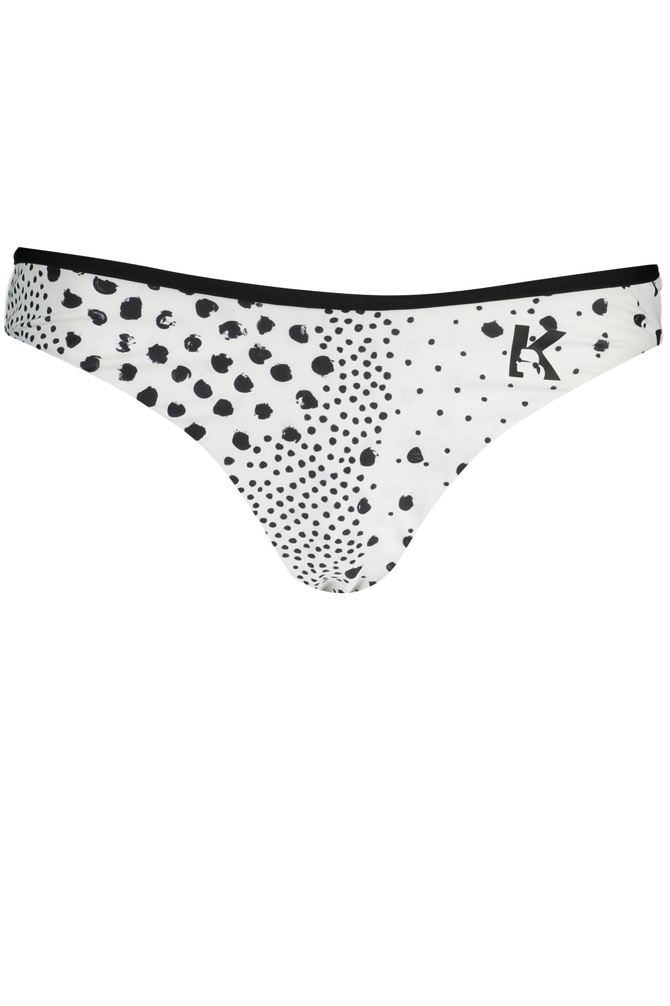 

Плавки женские Karl Lagerfeld Beachwear пляжные в горошек, белый