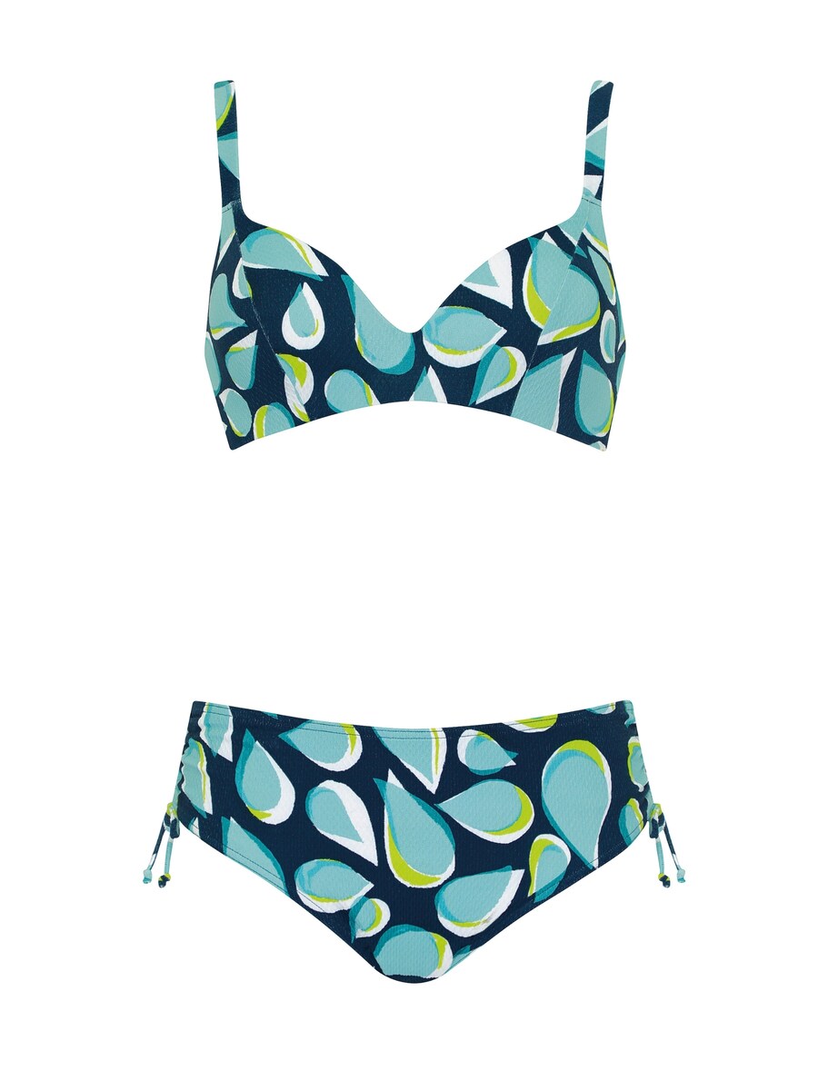 

Футболка Бикини SUNFLAIR, цвет Turquoise/Dark blue