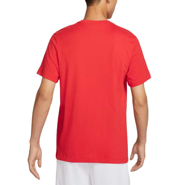Футболка dri fit китайская команда баскетбол футболка азиатские размеры Nike, красный — фото 2