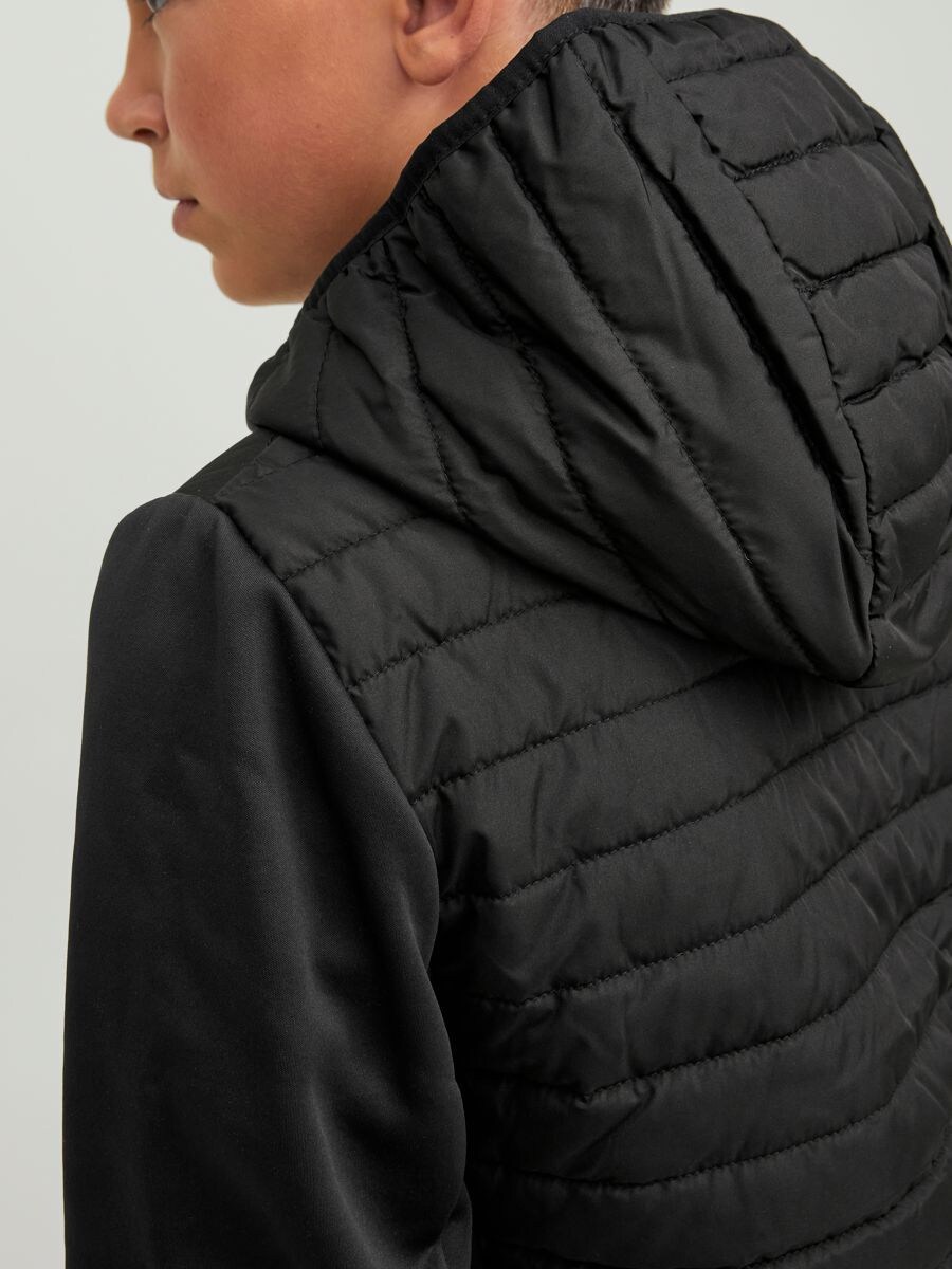 Межсезонная куртка Jack & Jones Junior JJEMulti, черный — фото 4