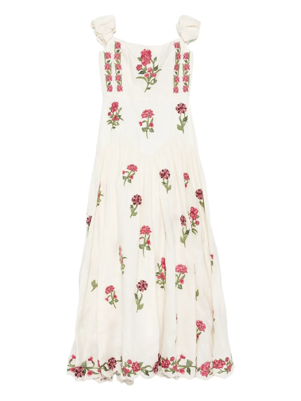 

Платье Siembra Quebrada с открытыми плечами Agua By Agua Bendita, бежевый