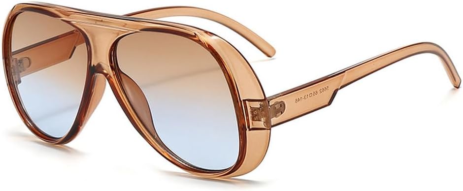 

Модные большие мужские солнцезащитные очки в стиле ретро с градиентным зеркальным покрытием и защитой от УФ-излучения UV400, женские солнцезащитные очки HVTVTLA, Tea Tea Blue