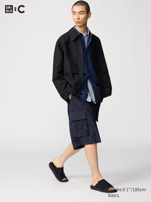 

Широкие шорты-карго Uniqlo, синий