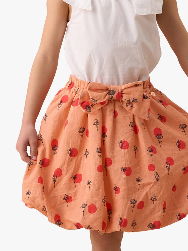 

Детская юбка с помпонами Angel & Rocket, Coral