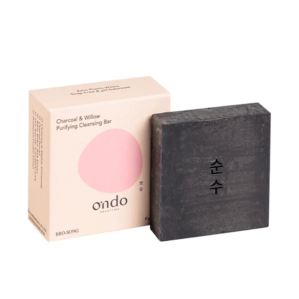 

Мыло Charcoal & willow purifyng cleasing bar Ondo Beauty 36.5, 70 гр.