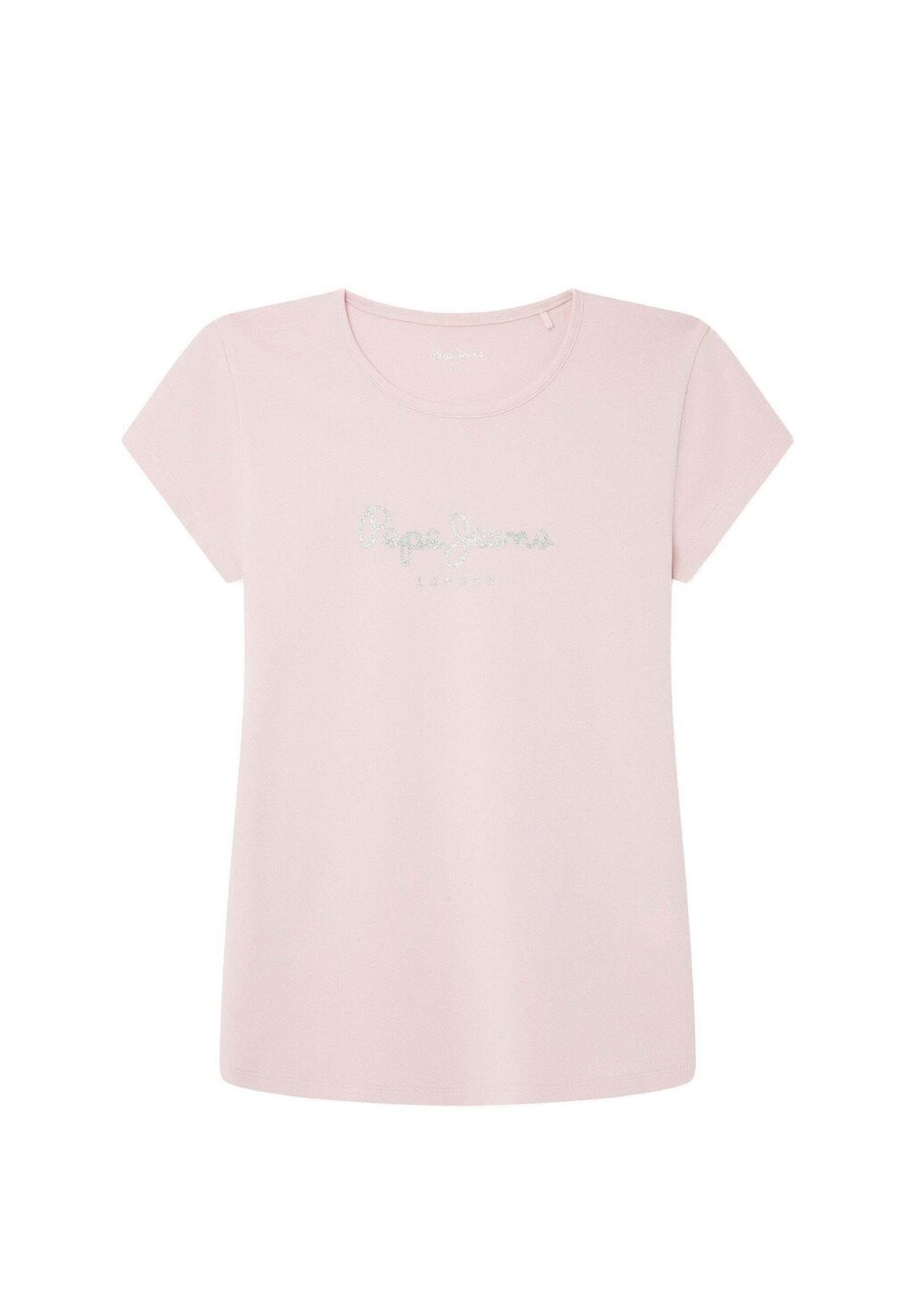 Футболка с принтом HANA GLITTER DELETE Pepe Jeans, светло-розовый — фото 3