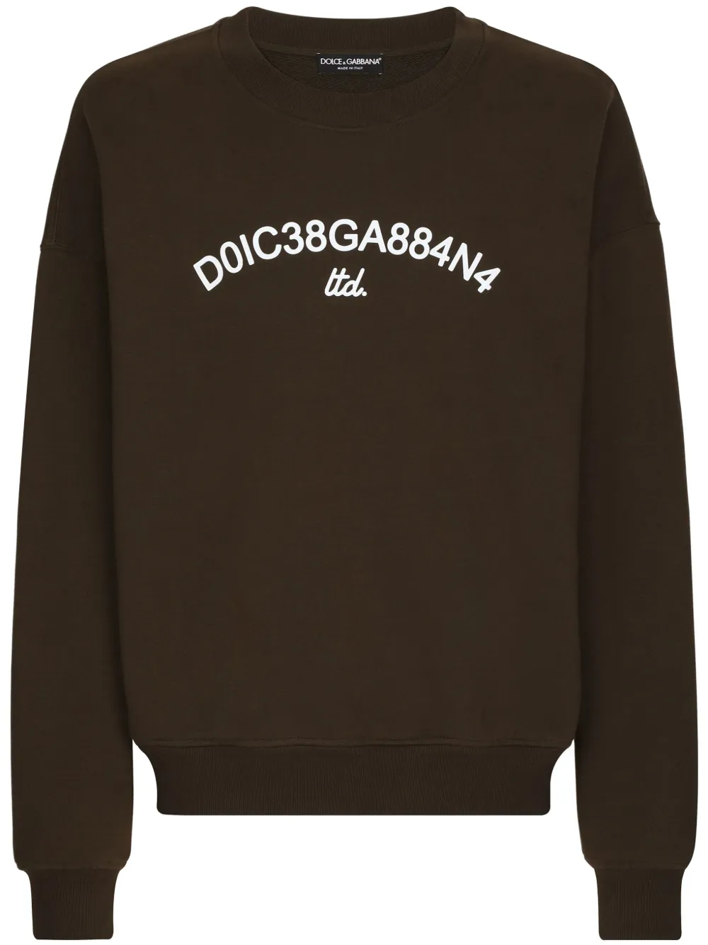 

Толстовка с логотипом DOLCE & GABBANA, коричневый