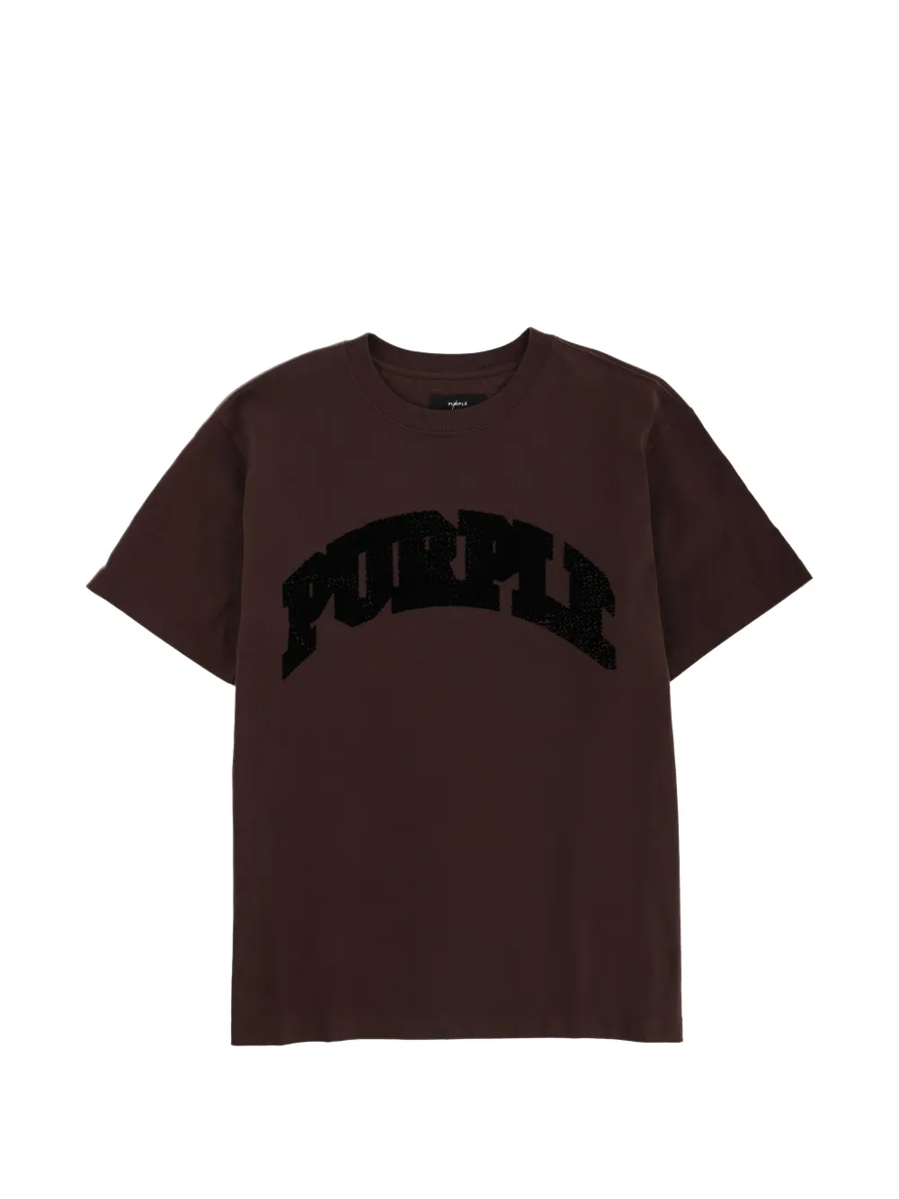 

Футболка с логотипом Purple Brand, коричневый