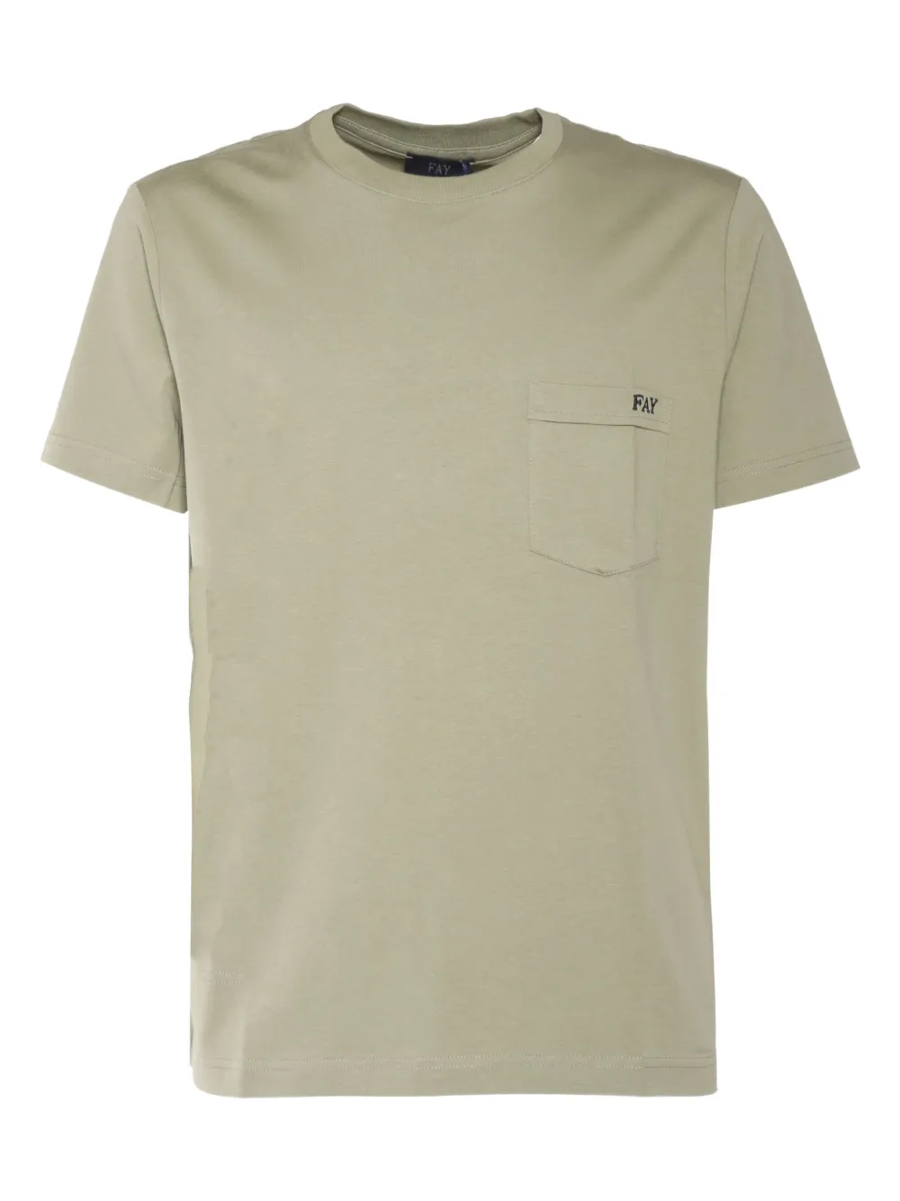 

Футболка с круглым вырезом Fay, зеленый