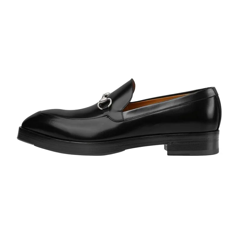 GUCCI Лоферы Burn черные