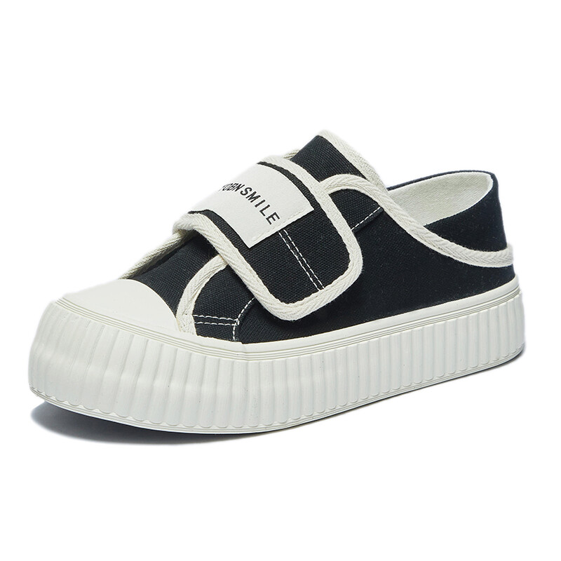 

Дети" Холщовые Туфли Начальная Школа, кеды Firs Kids, цвет H1006-Black