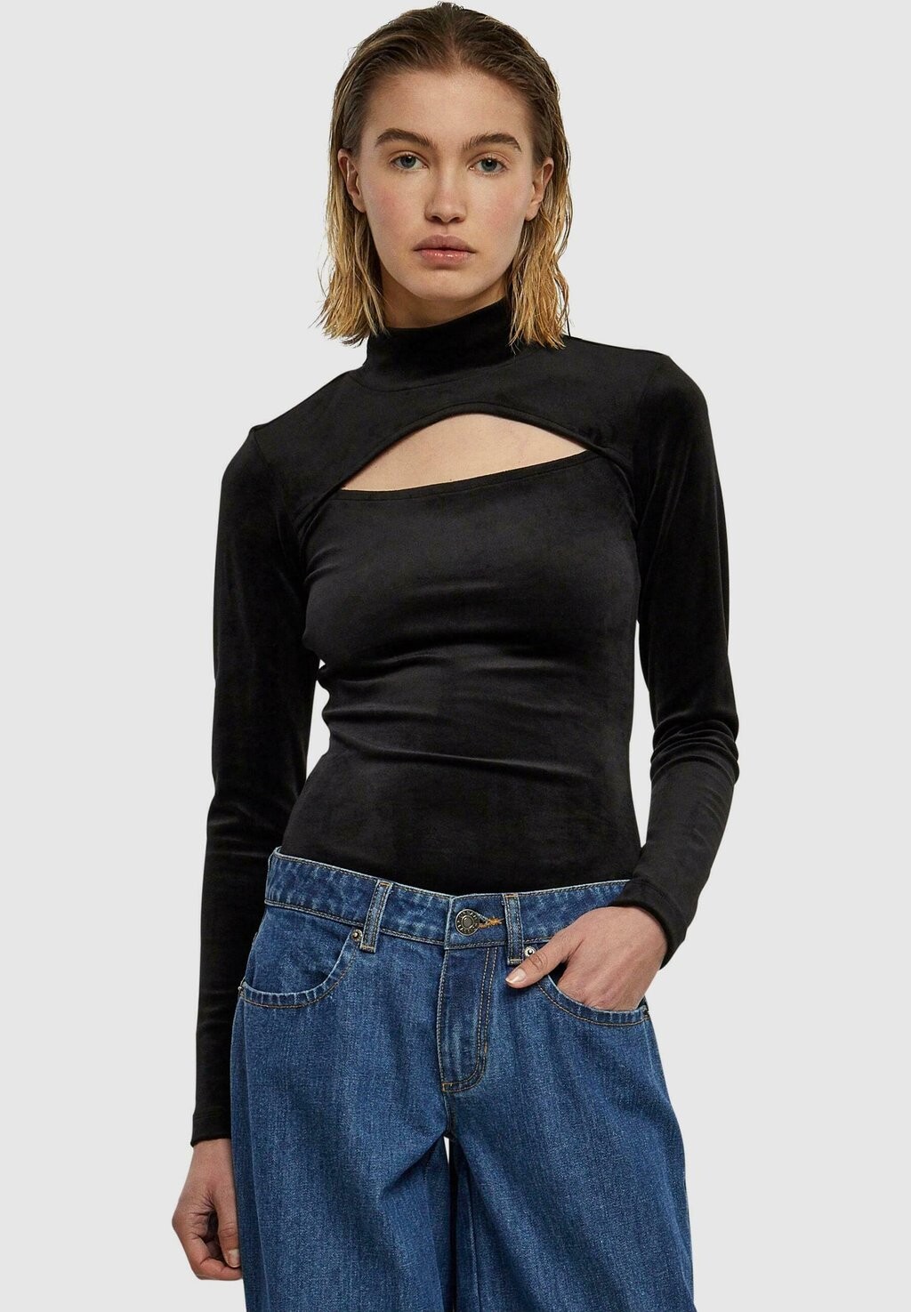 

Боди CUT-OUT TURTLENECK Urban Classics, черный