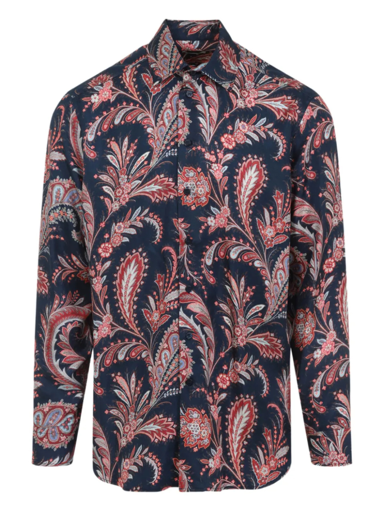 

Рубашка с узором пейсли ETRO, синий