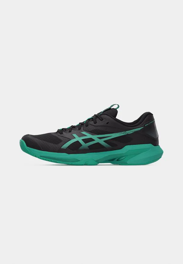 Теннисные кроссовки solution speed 4 all-terrain Asics, Black/Aurora Green — фото 2