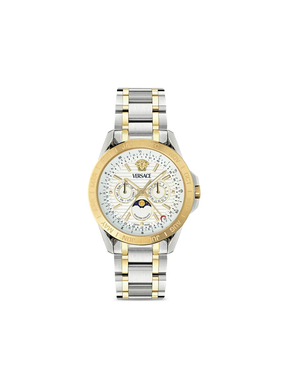 

Наручные часы Galaxy Moonphase 43 мм Versace, серебряный