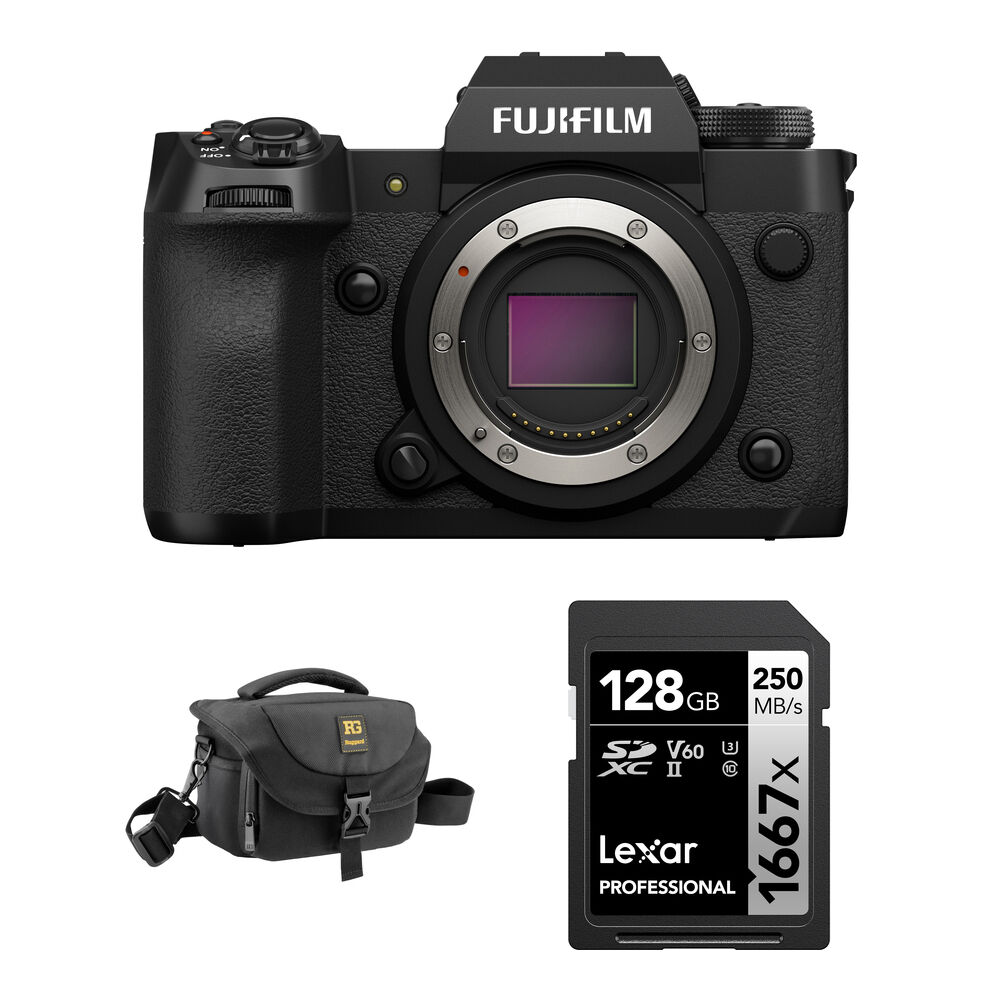 

Беззеркальная камера FUJIFILM X-H2 Mirrorless Camera with Basic Bundle