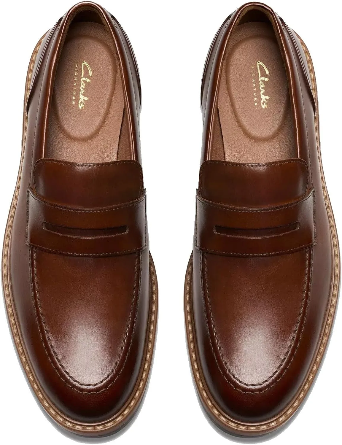 Лоферы Clarks Aldwin Step, коричневый — фото 4