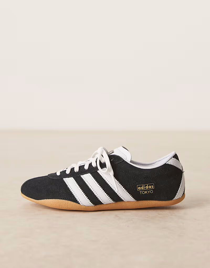 Кроссовки Adidas Originals Tokyo черного и белого цвета — фото 2