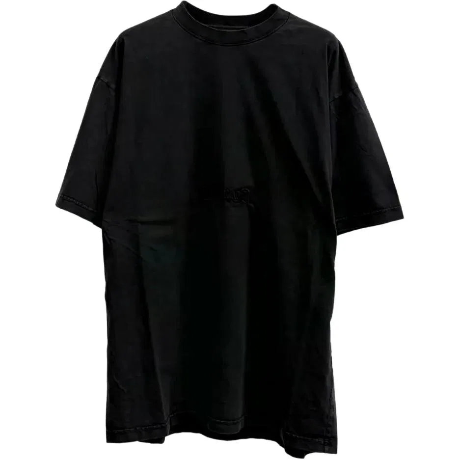 Футболка с вышитым логотипом Balenciaga, Black