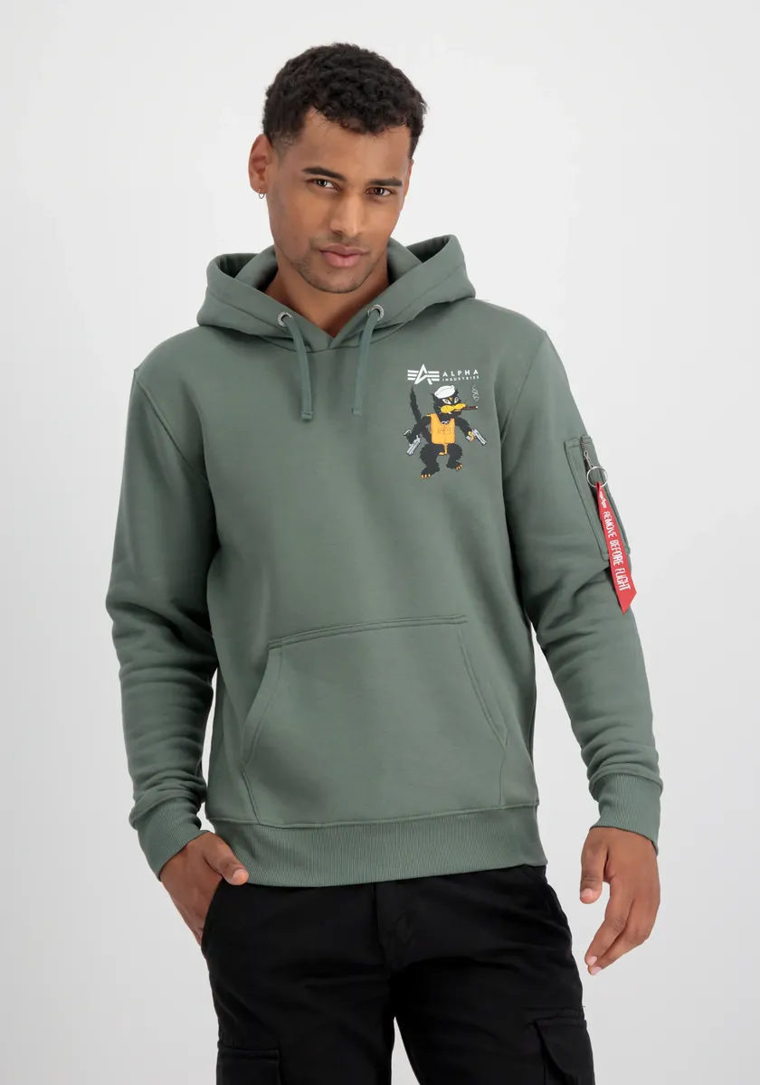 

Толстовка Alpha Industries " Alpha Industries Мужчины - Толстовки PB Squadron Hoody", зеленый