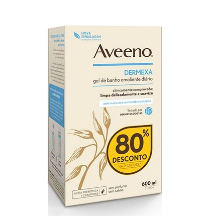 

Dermexa Daily Emollient Bath Gel 2x300 мл Aveeno