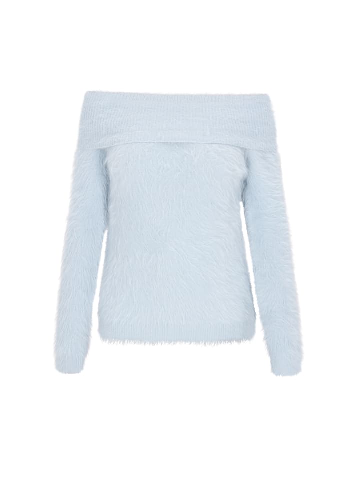 

Женский свитер светло-голубого цвета faina