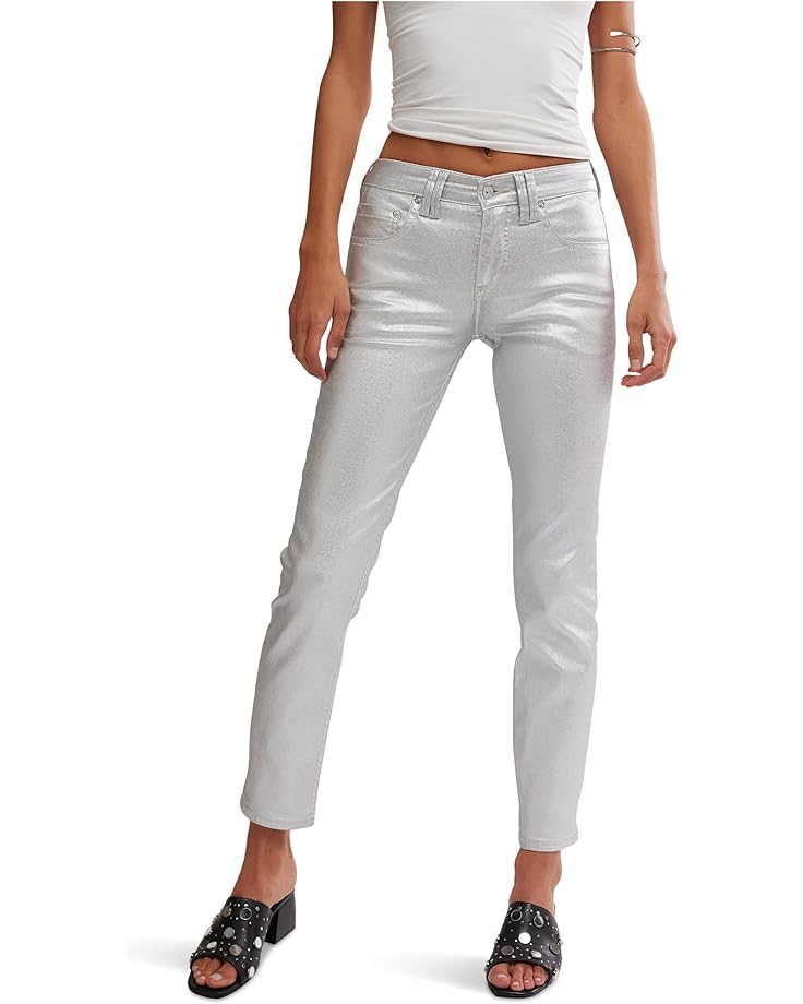 

Женские брюки Free People Oracle Metallic, Divine
