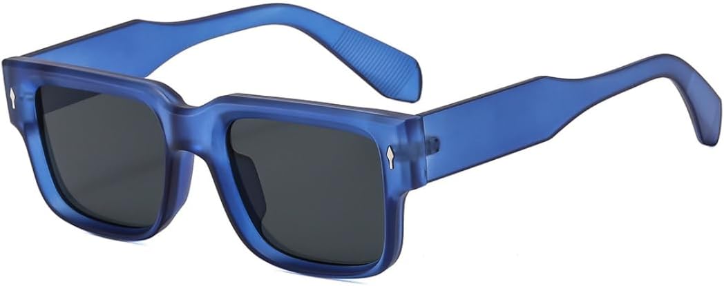 

Солнцезащитные очки с защитой UV400 | Заклепки, леопардовый принт, черный | для женщин и мужчин, для занятий спортом на открытом воздухе и вождения DSVIGF, Matte Blue Gray