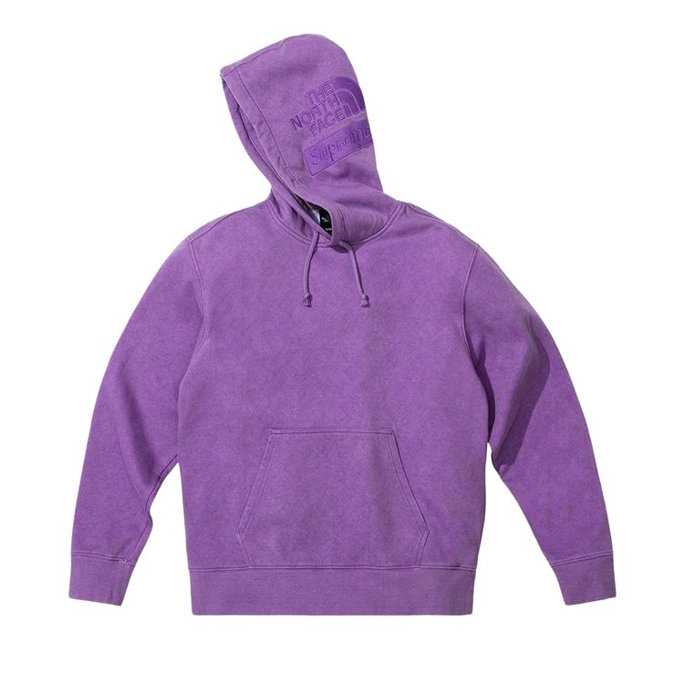 

Толстовка Supreme x The North Face Pigment Printed Hooded Sweatshirt Purple, фиолетовый