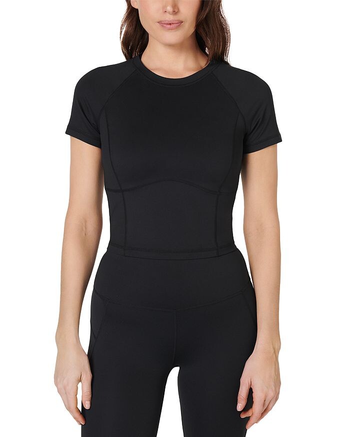 

Укороченная футболка Sweaty Betty All Day Active, черный