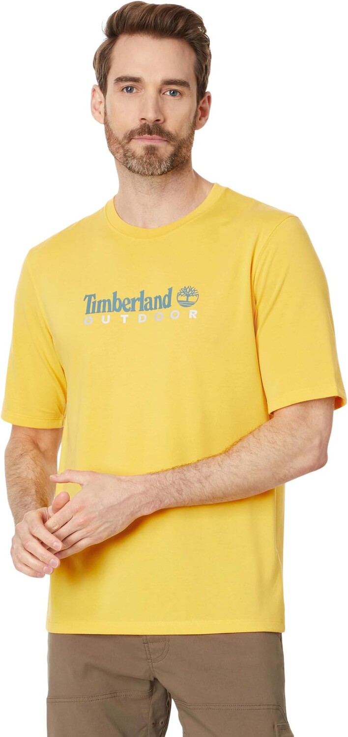 

Футболка Timberland Anti-UV Printed Tee, цвет Mimosa