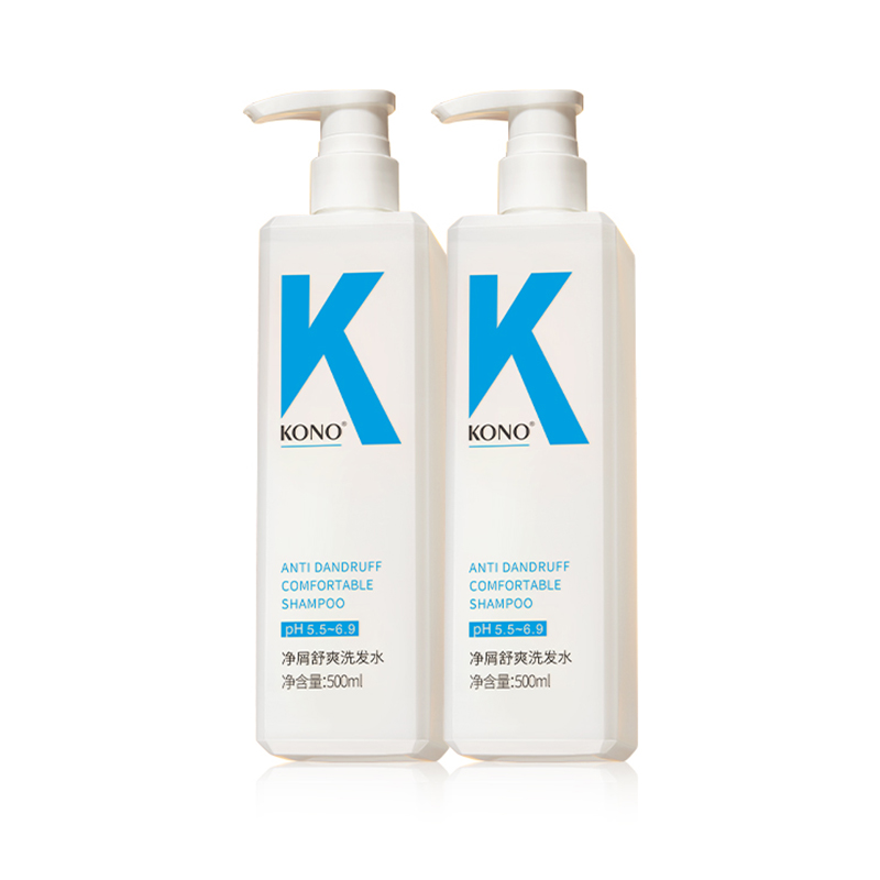Классический шампунь для ухода за волосами, контроль жирности, лечение перхоти, мыльный аромат, 500мл+500мл KONO — фото 3