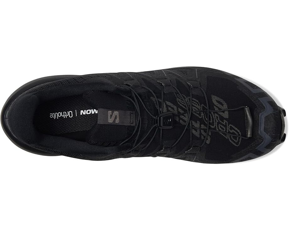 Salomon Speedcross 6 417440 кроссовки мужские черно-красные низкие для трейлраннинга — фото 4