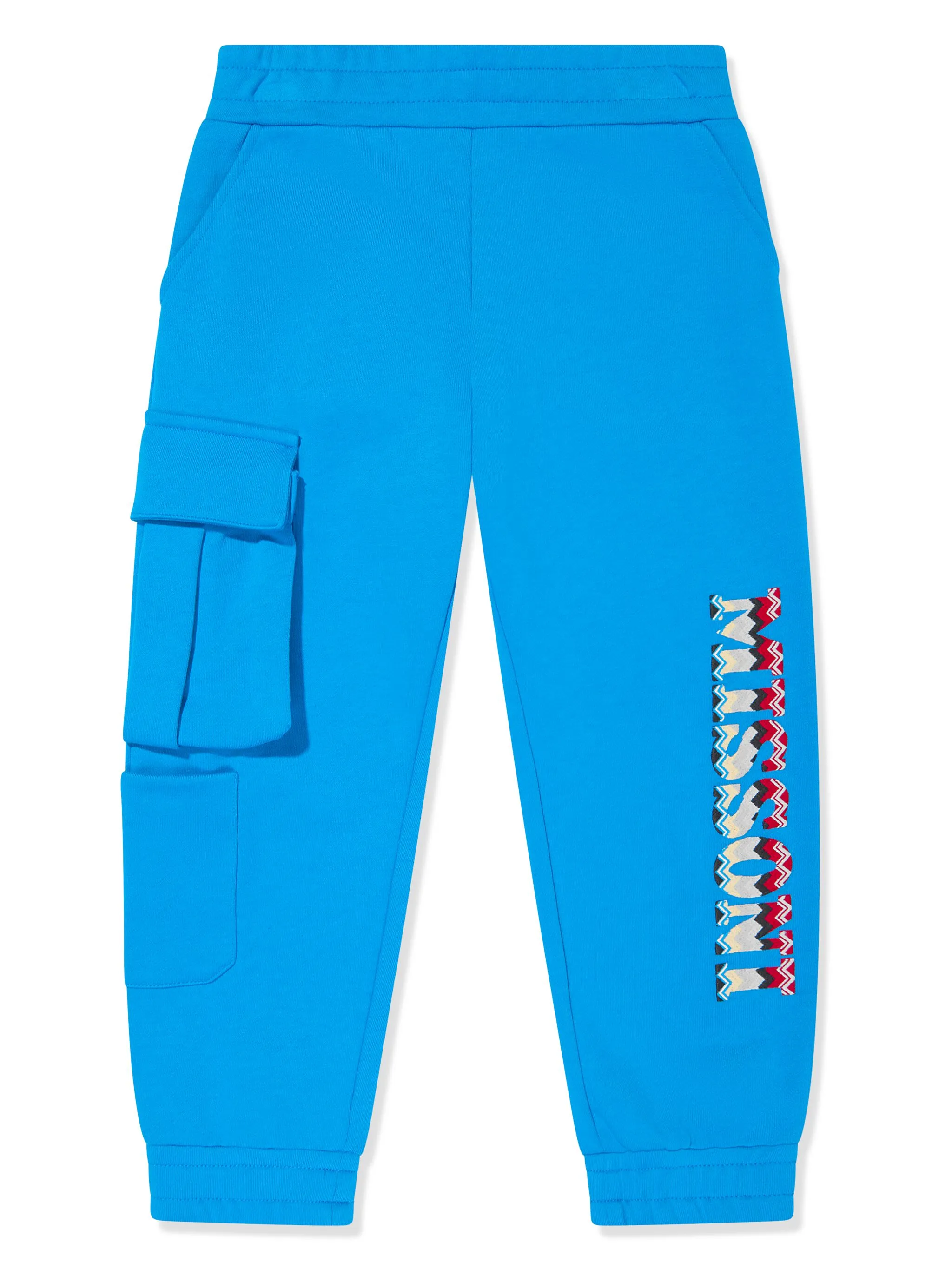 

Спортивные брюки с логотипом Missoni Kids, синий