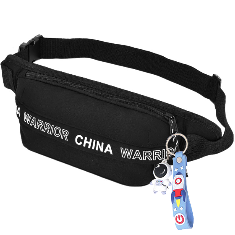 

WARRIOR Нейлоновый наплечный поясной рюкзак унисекс, Black