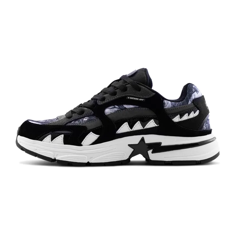 Мужские повседневные кроссовки low top A BATHING APE, черный BKX