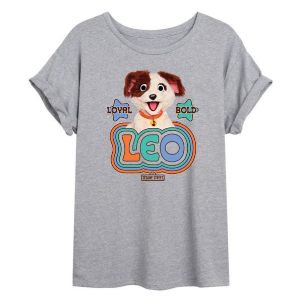 

Детская оверсайз футболка Tango Leo из серии Sesame Street Licensed Character, серый