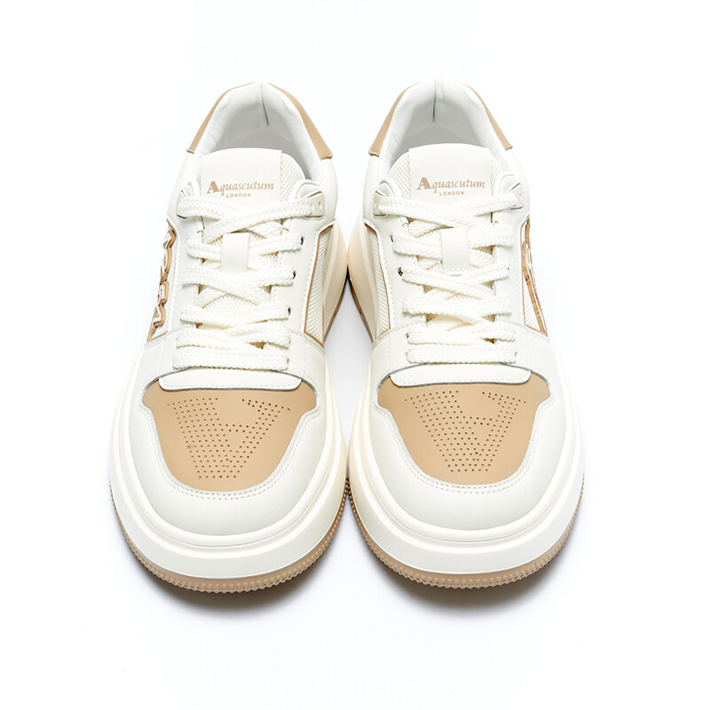 Кеды, обувь для скейтборда унисекс с низким верхом Aquascutum, цвет Yellow/White — фото 4