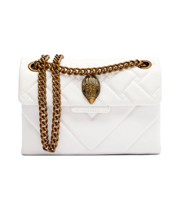 

Кожаная сумка через плечо mini kensington Kurt Geiger, белый
