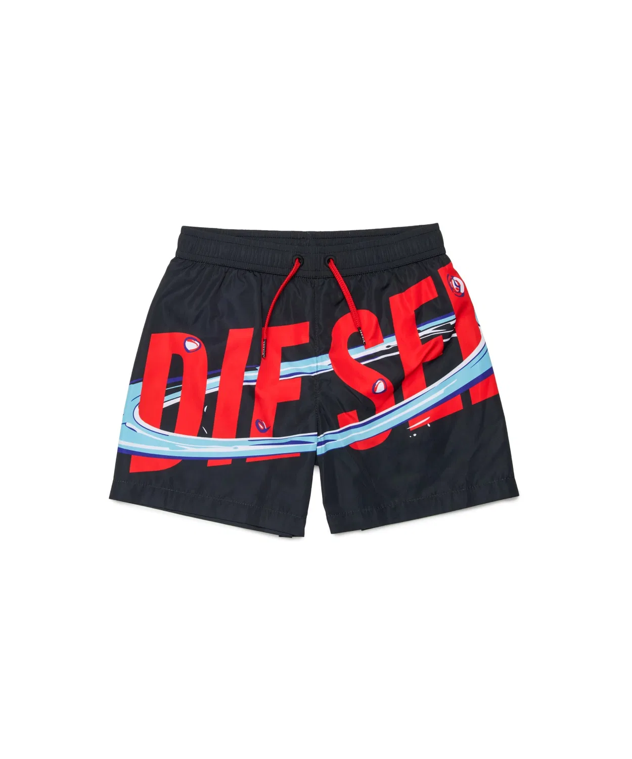 Плавки детские DIESEL с принтом, черные
