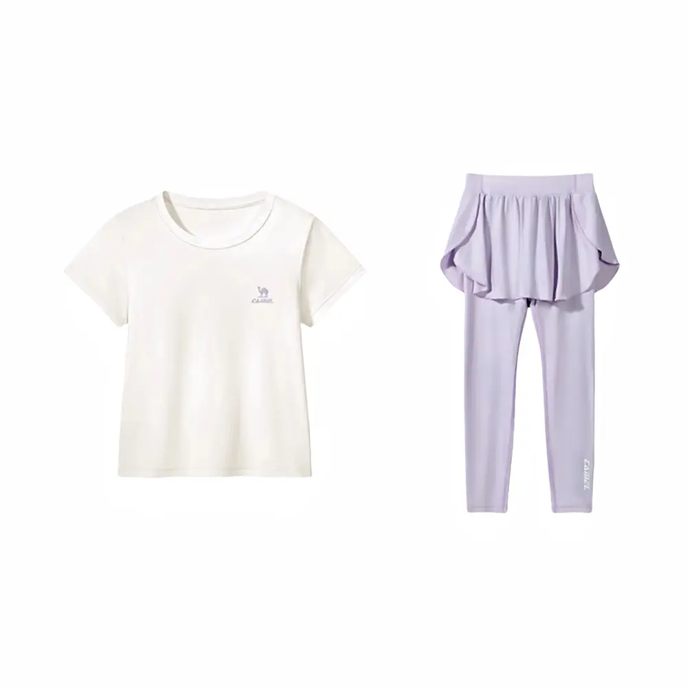 

CAMEL Повседневный спортивный костюм SS25 Soft Light Purple/Infinite White для детей