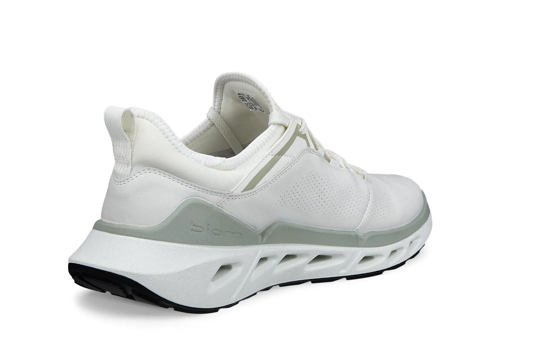 Ecco SS26 BIOM 720 Collection Textile, Cow Leather Casual Shoes Men's White — фото 3
