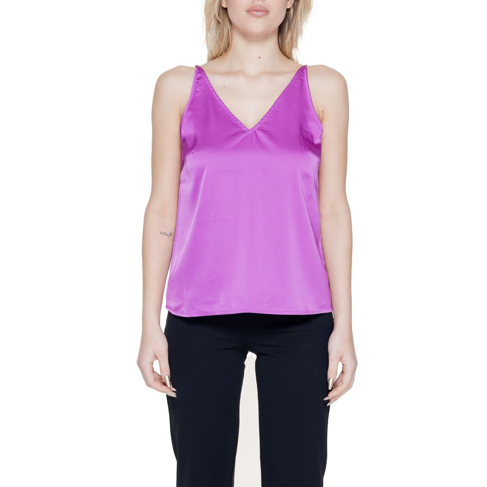 

Розовые полиэстеровые топы и футболки Vila Clothes